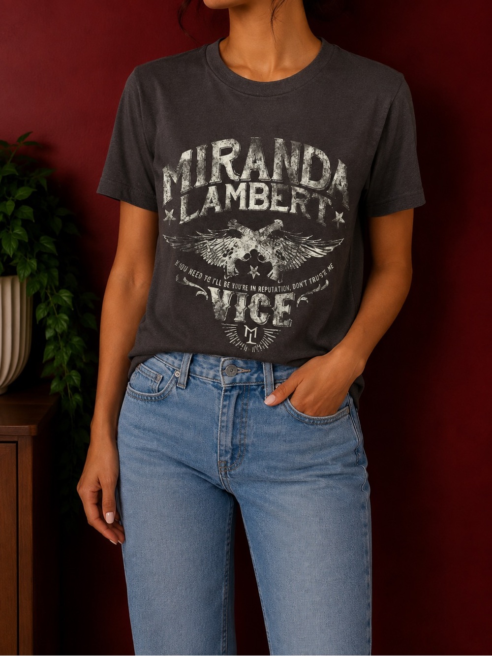 Official Miranda Lambert "Vice" Graphic Tour Tee - Women's Small